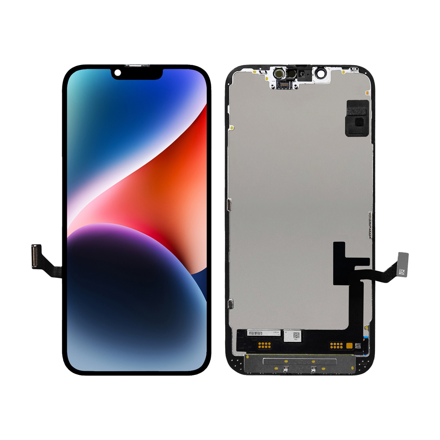 Дисплей в сборе с тачскрином для iPhone 14 (Черный) - SOFT OLED