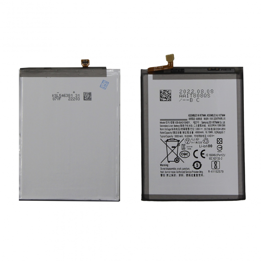 Аккумулятор для Samsung EB-BA315ABY (A315F A31/A325F A32/A225F A22) - OR Аккумулятор для Samsung EB-BA315ABY (A315F A31/A325F A32/A225F A22) - OR